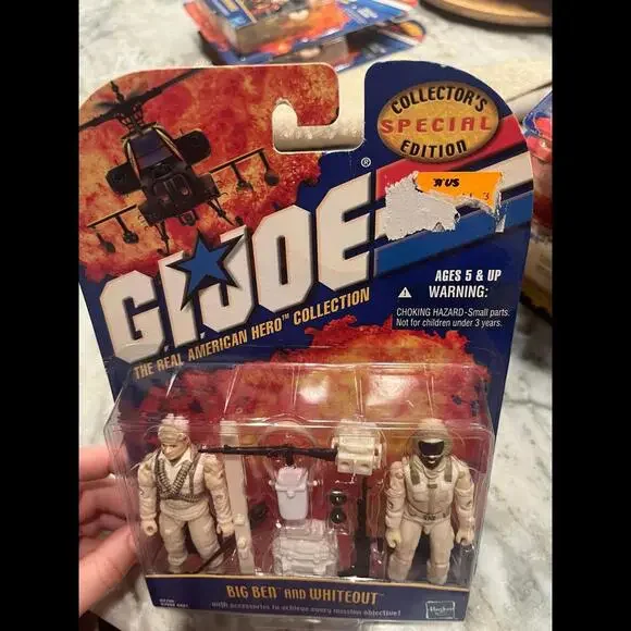 2000 HASBRO GI Joe BIG BEN And WHITEOUT Action Figures Factory Sealed in Box - Picture 5 of 9